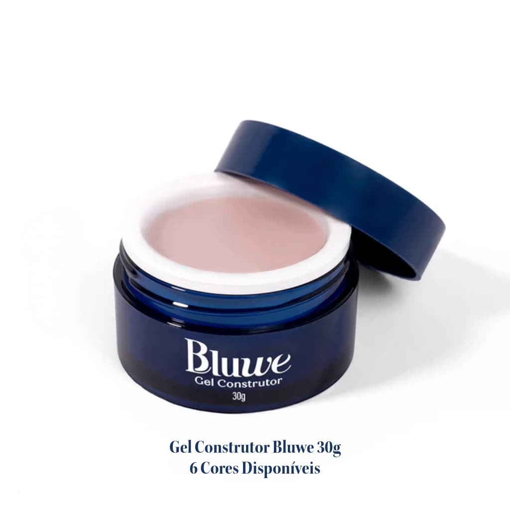 Gel Construtor Bluwe 30g - Alongamento Unhas Gel Profissional