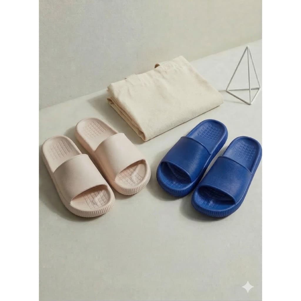 Kit 2 Pares Chinelo Nuvem Unissex Slide Confortável Leve Antiderrapante
