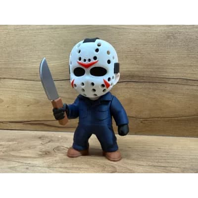 Boneco Jason Sexta-Feira 13 Decorativo Colecionável Terror