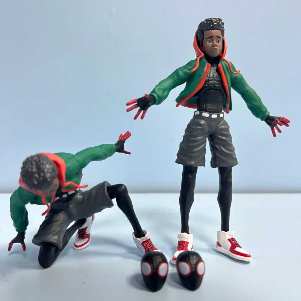 Action Figure Homem Aranha Miles Morales Marvel Colecionavel 14 Cm