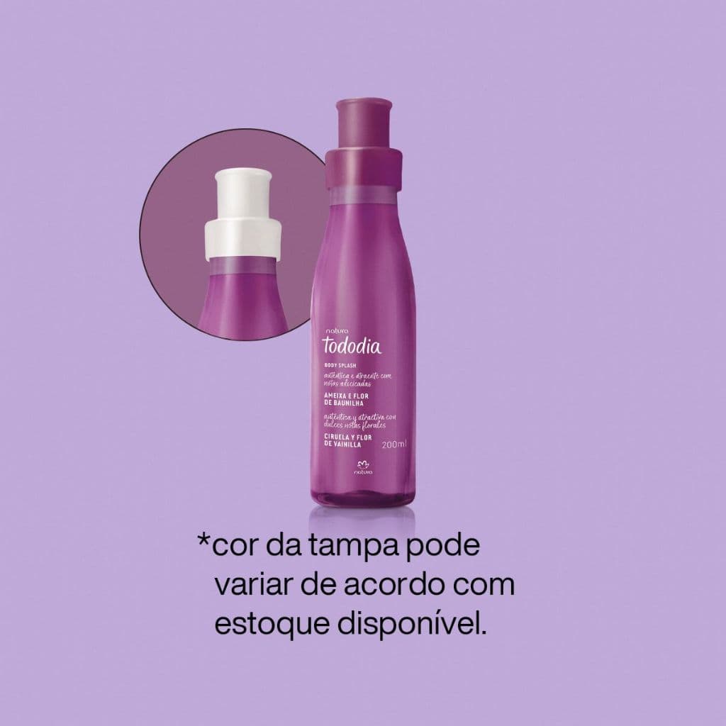 Body Splash Natura Ameixa e Flor de Baunilha: Sua dose diária de autocuidado e frescor
