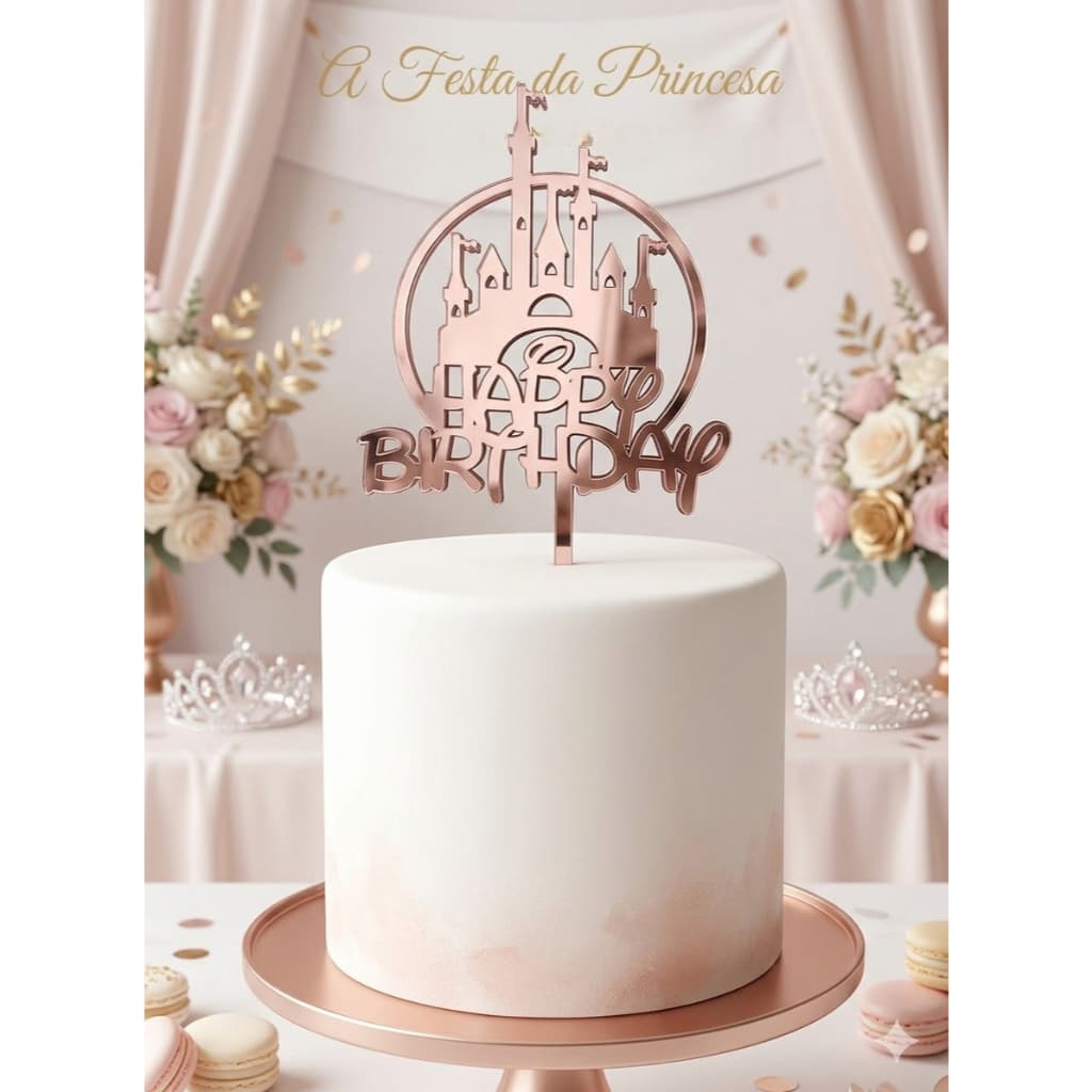 Topo de Bolo Aniversário | festa | personalizado | Casamento | Parabéns
