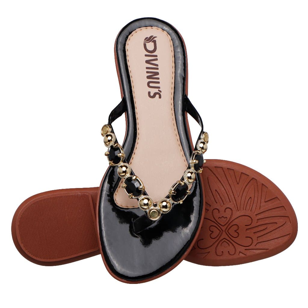 Chinelo Feminino com Pedrarias Confortável Elegante Moda Verão