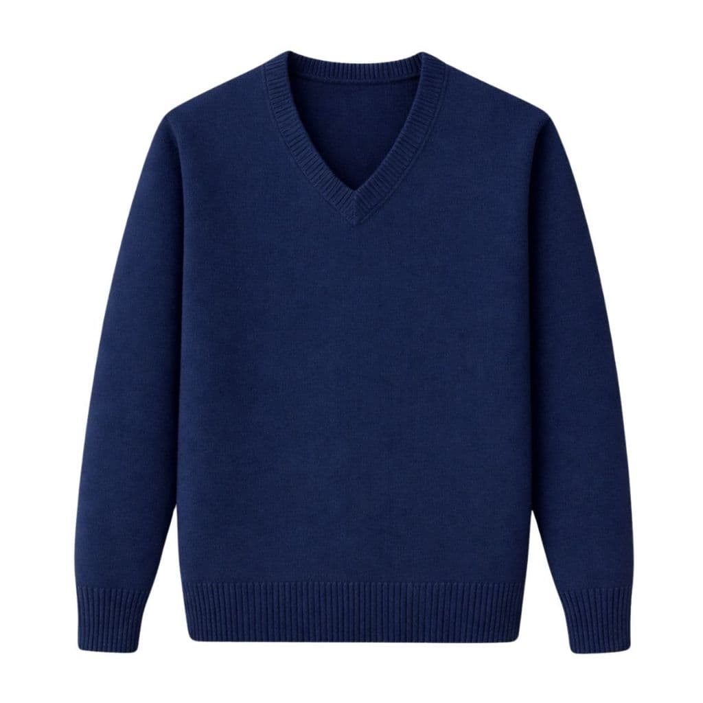 Suéter Tricot Juvenil Unissex Casual Confortável Meninos Meninas Básico Versátil Moda Dia a Dia Estiloso