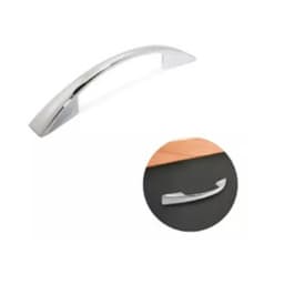 Kit de 4 UNDs Puxador Galla | Monza | Sonico ZAMAC para Armários, Guarda Roupas e Gavetas