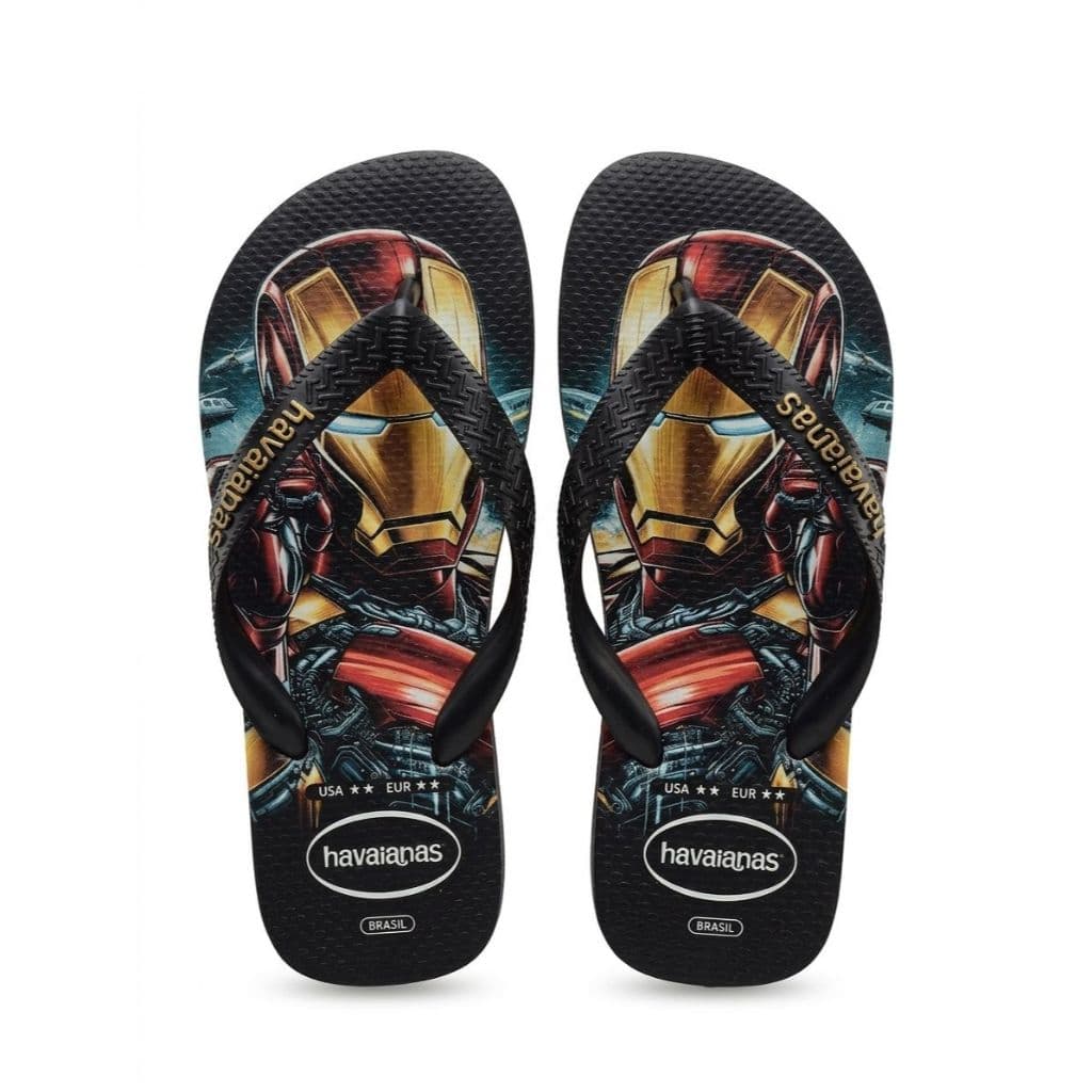 Chinelo Infantil Masculino Personagens Homem Aranha Batman Hulk Confortável Antiderrapante