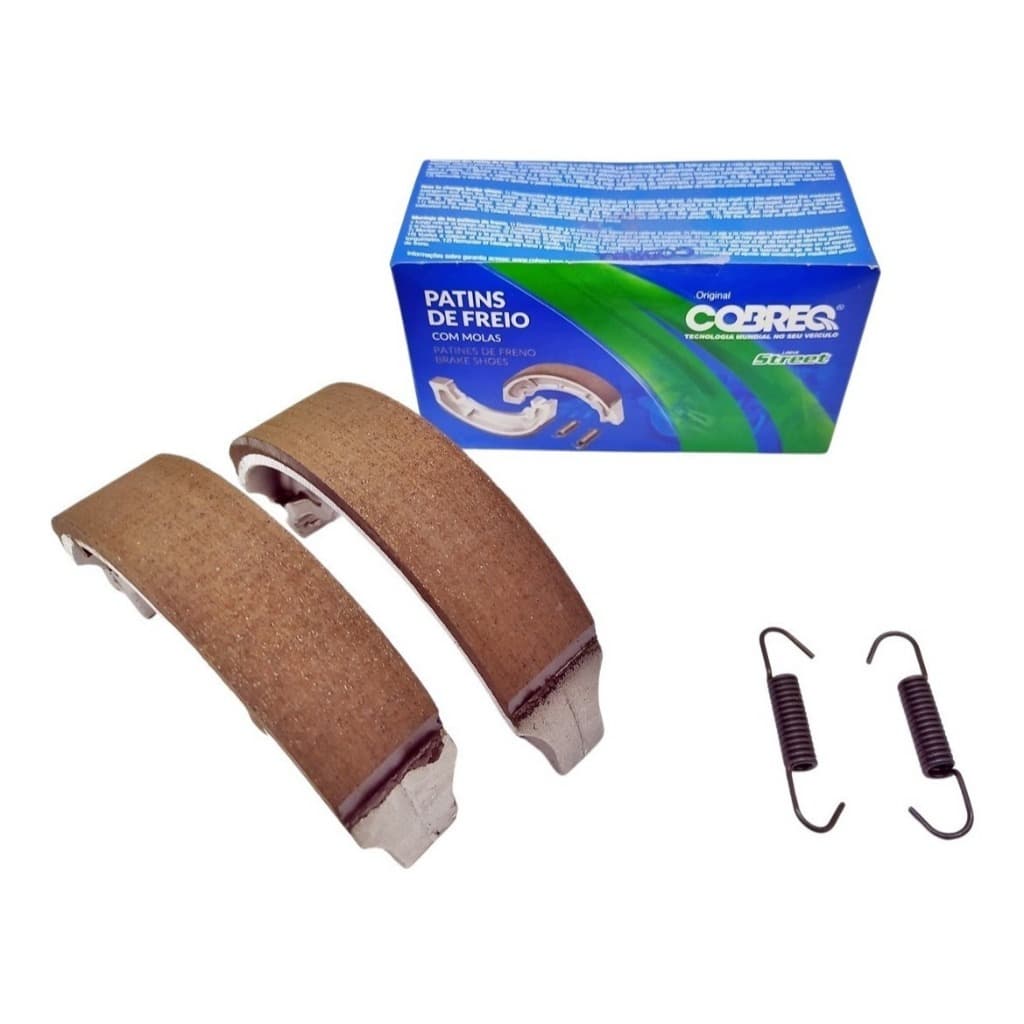 LONA PATIM DE FREIO DIANTEIRO / TRASEIRO COBREQ ( 0301-CP ) YBR XTZ FACTOR 125 / HUNTER MAX