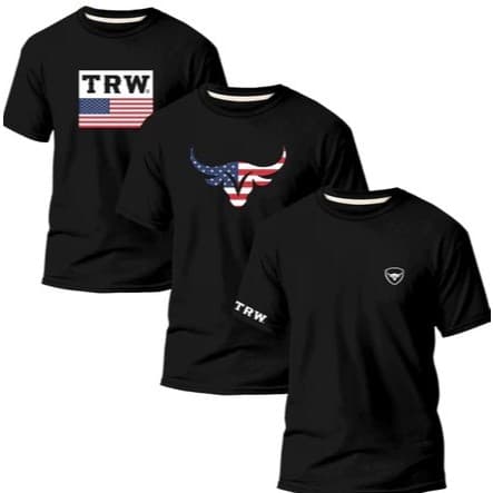 Kit 3 Camisetas Camisa Masculina Rodeio Country Texas Muladeiros Blusa 100% algodão premium Feminino Várias Cores