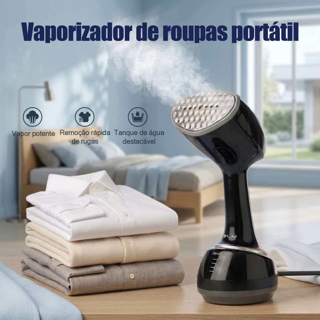 COIBEU Passadeira Portátil a Vapor Vaporizador para roupas 1200W 127V Removedor de Rugas Rápido