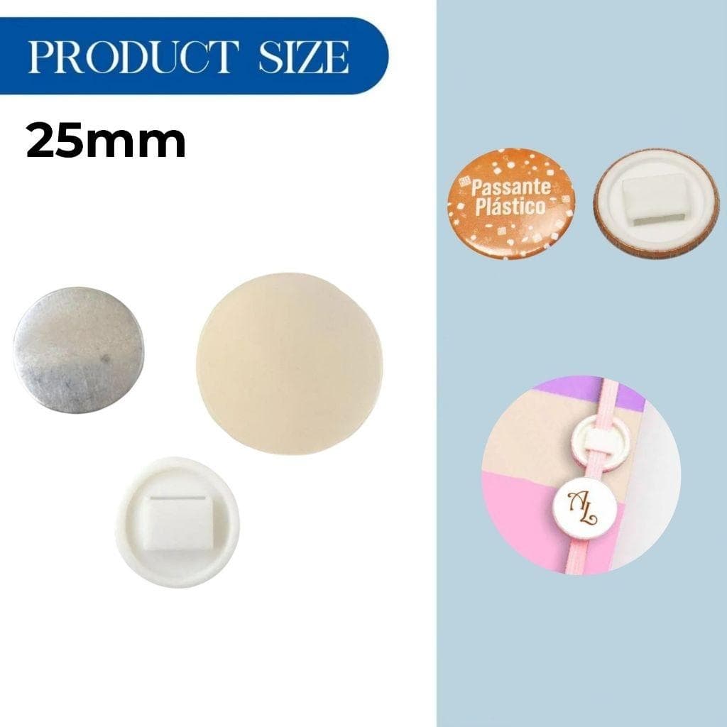 Botton Passante 25/32/37 p/ Personalizar – Insumos Botton Machine