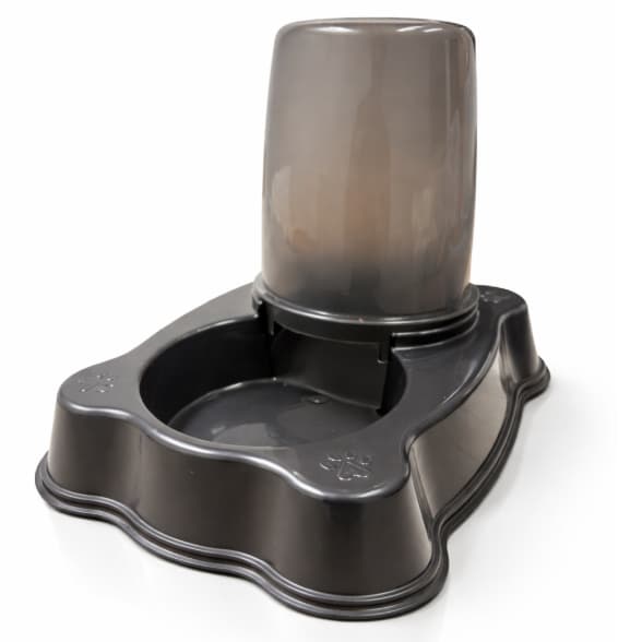 Dispenser Automático Ração e Água Garrafa Comedouro Bebedouro Pet Para Cães e Gatos Duplo 1,5L