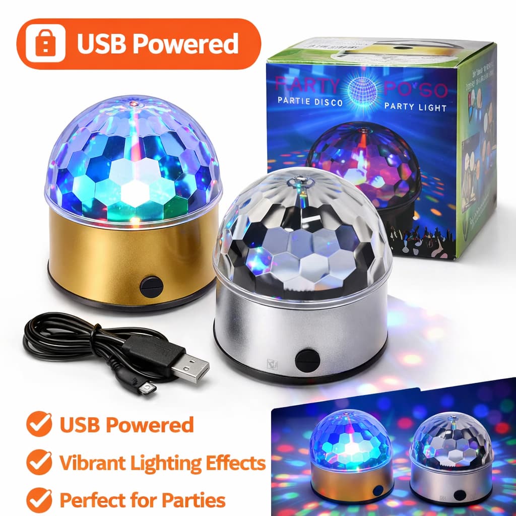 Globo De Luz Usb Luz Para Festa  e Noturna Lfs-1008
