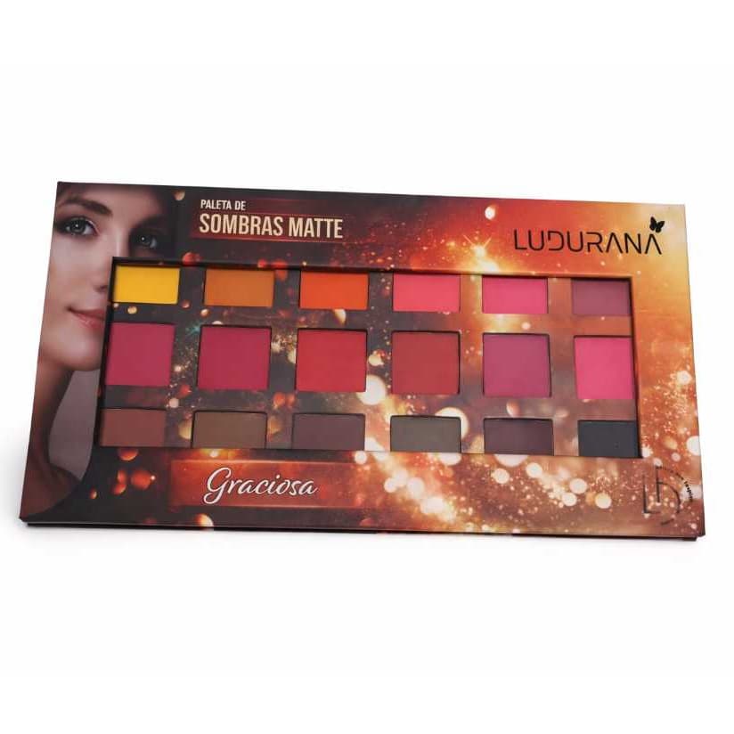 paleta de sombra matte 18 cores