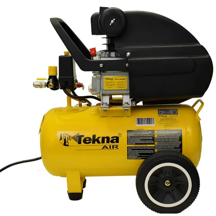 Compressor de Ar Tekna CP8525T 2,5HP 8 PCM 22L Lubrificado Profissional Oficina Pintura