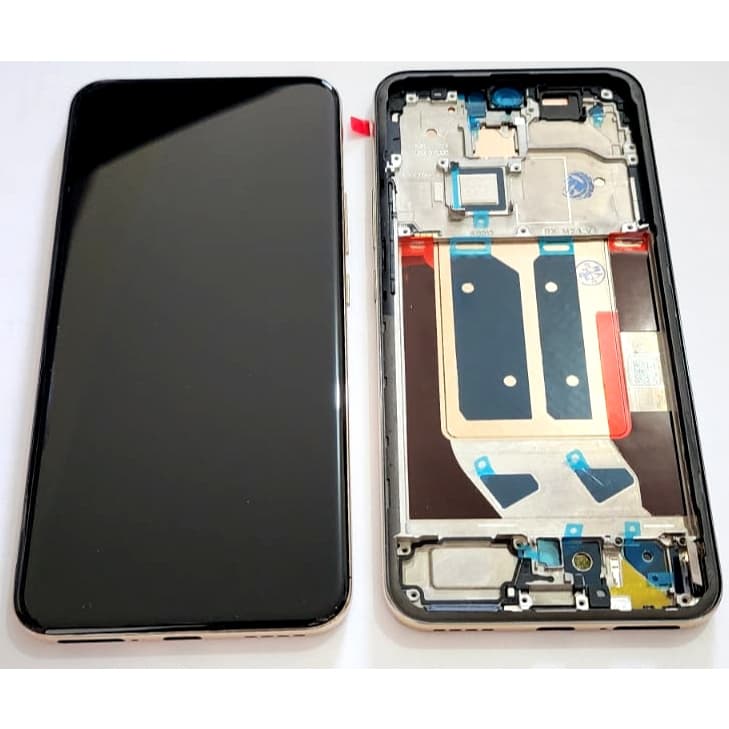 Display Tela Amoled Para REALME 14 PRO+ PLUS 5G Frontal Com Aro Gold para Reposição
