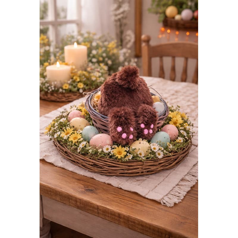 CENTRO MESA COELHO DA PÁSCOA DECORAÇÃO DE PÁSCOA COELHINHO DA PÁSCOA
