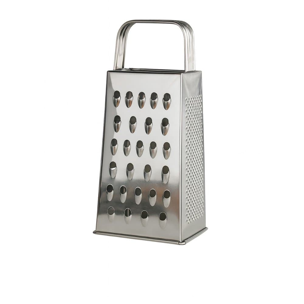 Ralador 18/23cm De Queijo Legumes Verduras Aço Inox 4 Faces Cozinha Reforçado Profissional