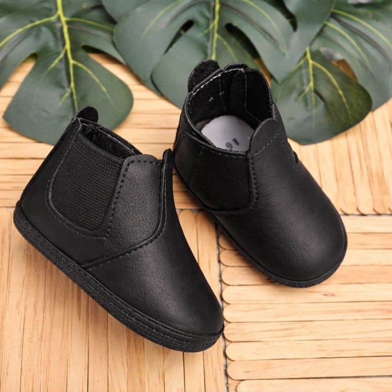 Botinha preta para bebê menino ou menina bota bebe infantil sapatinho cowboy quadrilha jeca junina