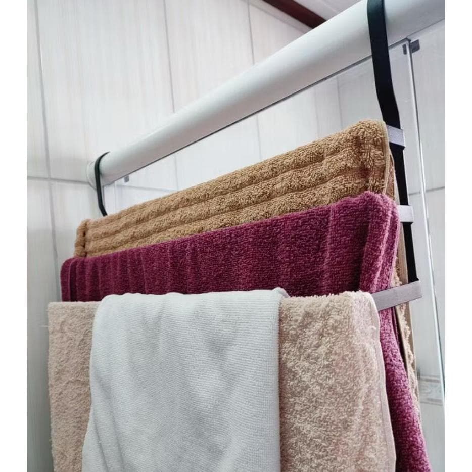 Suporte Toalheiro Triplo Decorativo