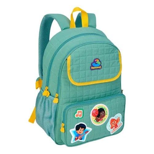 Mochila Escolar 3 Palavrinhas Infantil Clio Style COSTAS