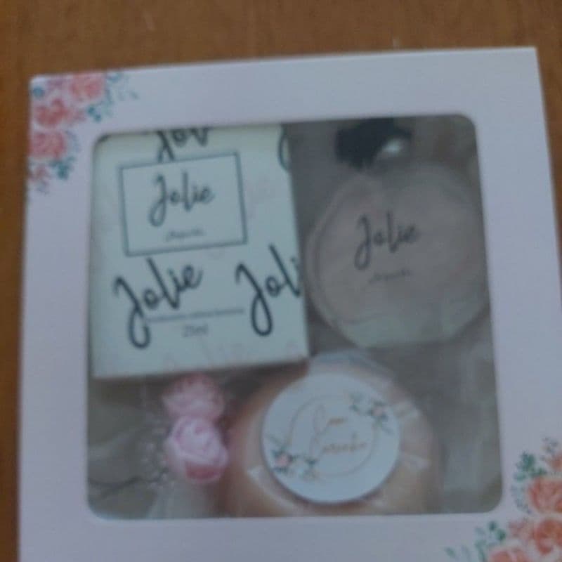Kit presente/Lembracinha   1 Colônia Jequiti Jolie 25ml + 1 Sabonete Natura Tododia