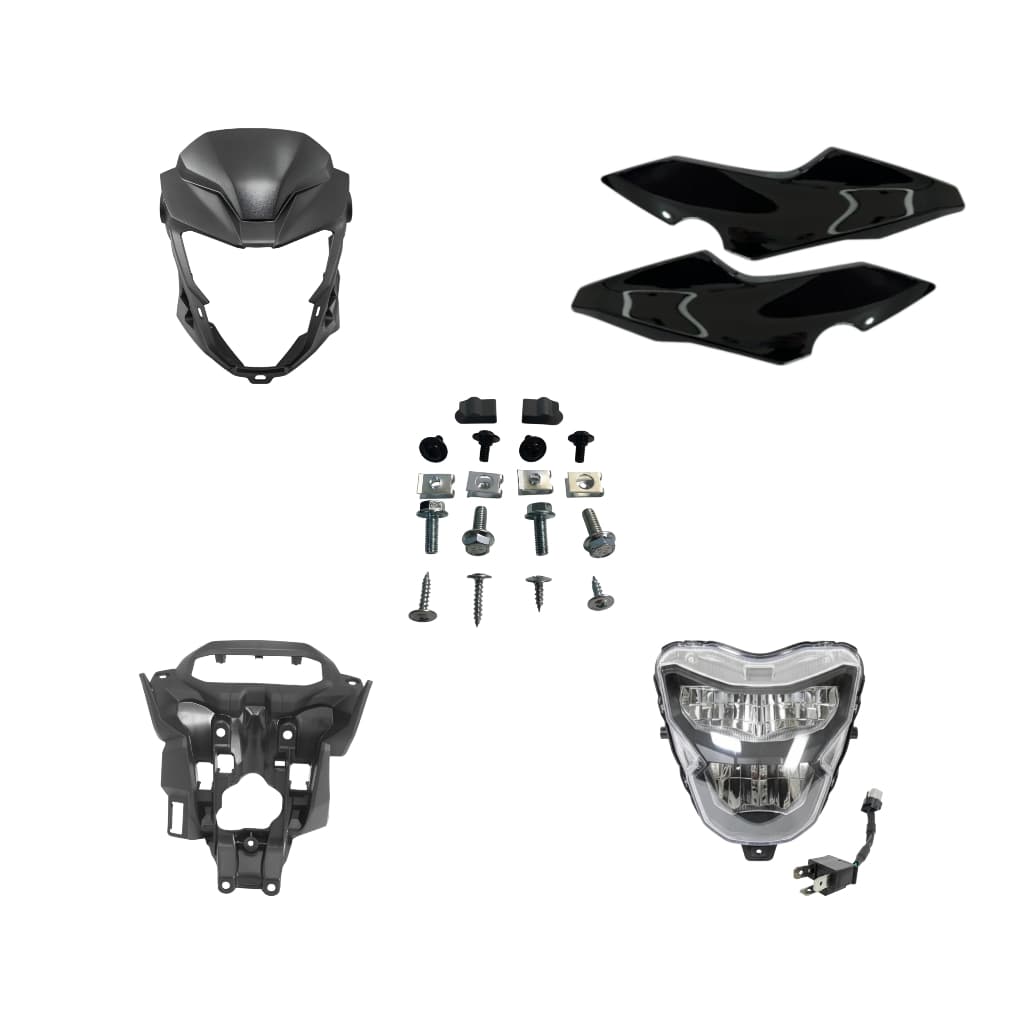 Frente Completa Full Led Adaptada CG 160 Fan Titan 2016 à 2024
