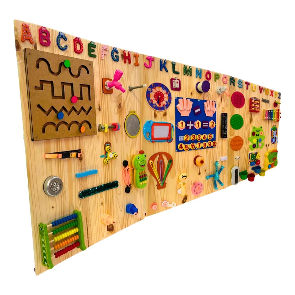 Painel Sensorial Gigante Para Aprendizado Profissional 180cm