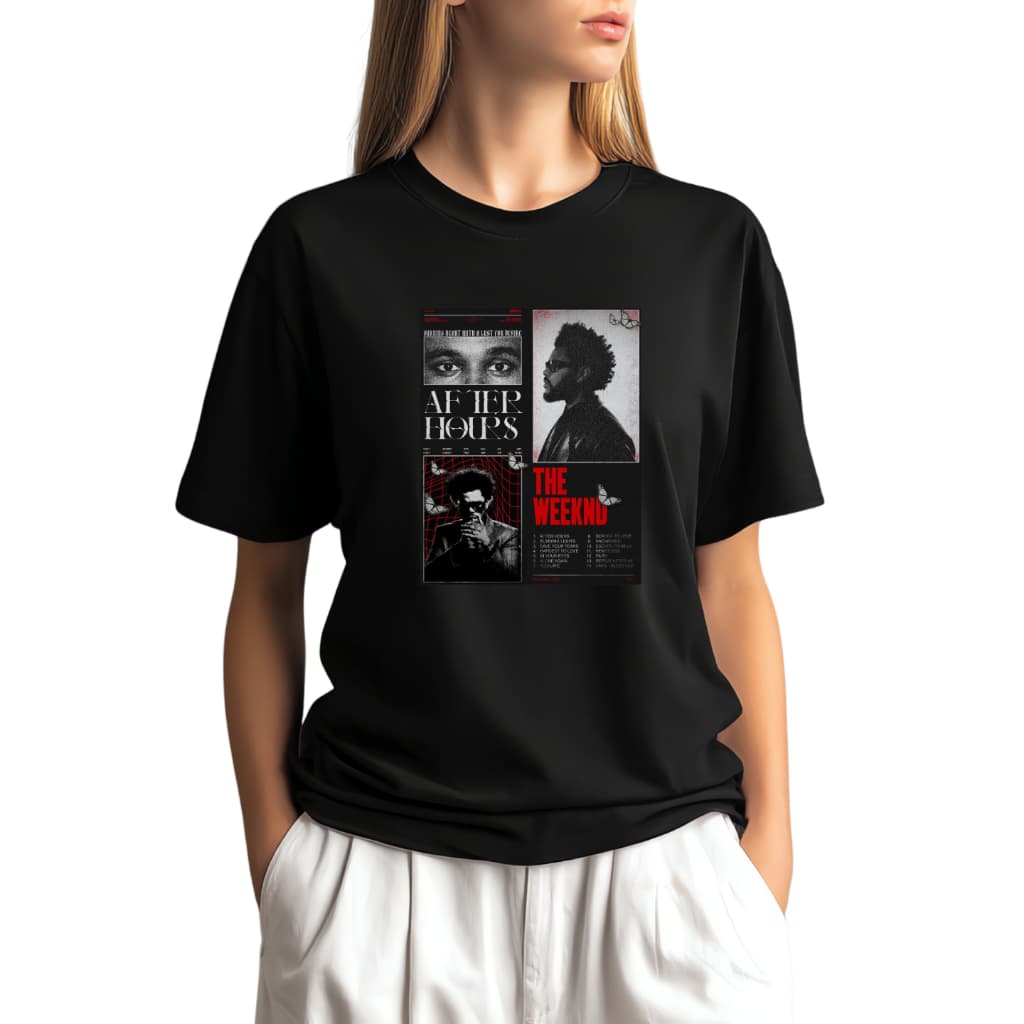 Camiseta Camisa The Weeknd 100% Algodão Babylook