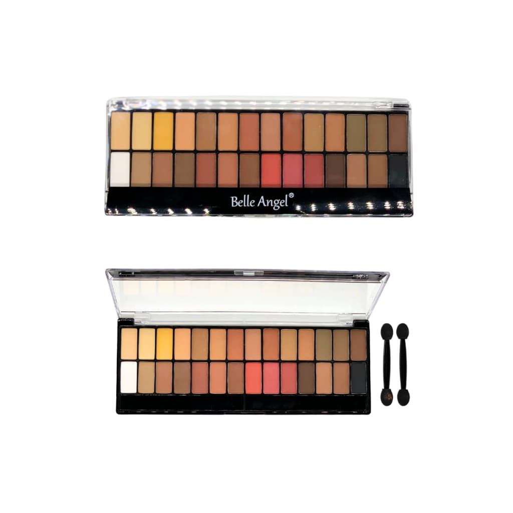 Belle Angel - Paleta De Maquiagem 28 Sombras Nude + Pinceis