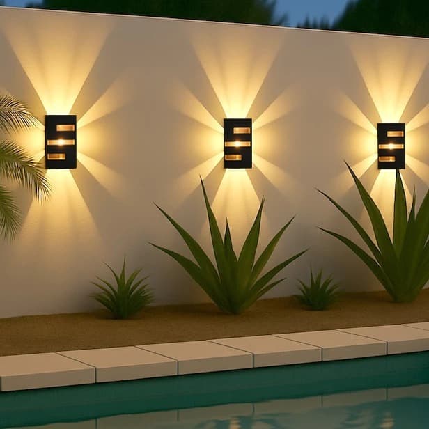 Kit Com Iluminarias Arandela Decorativa Interno Externo Spot Parede
