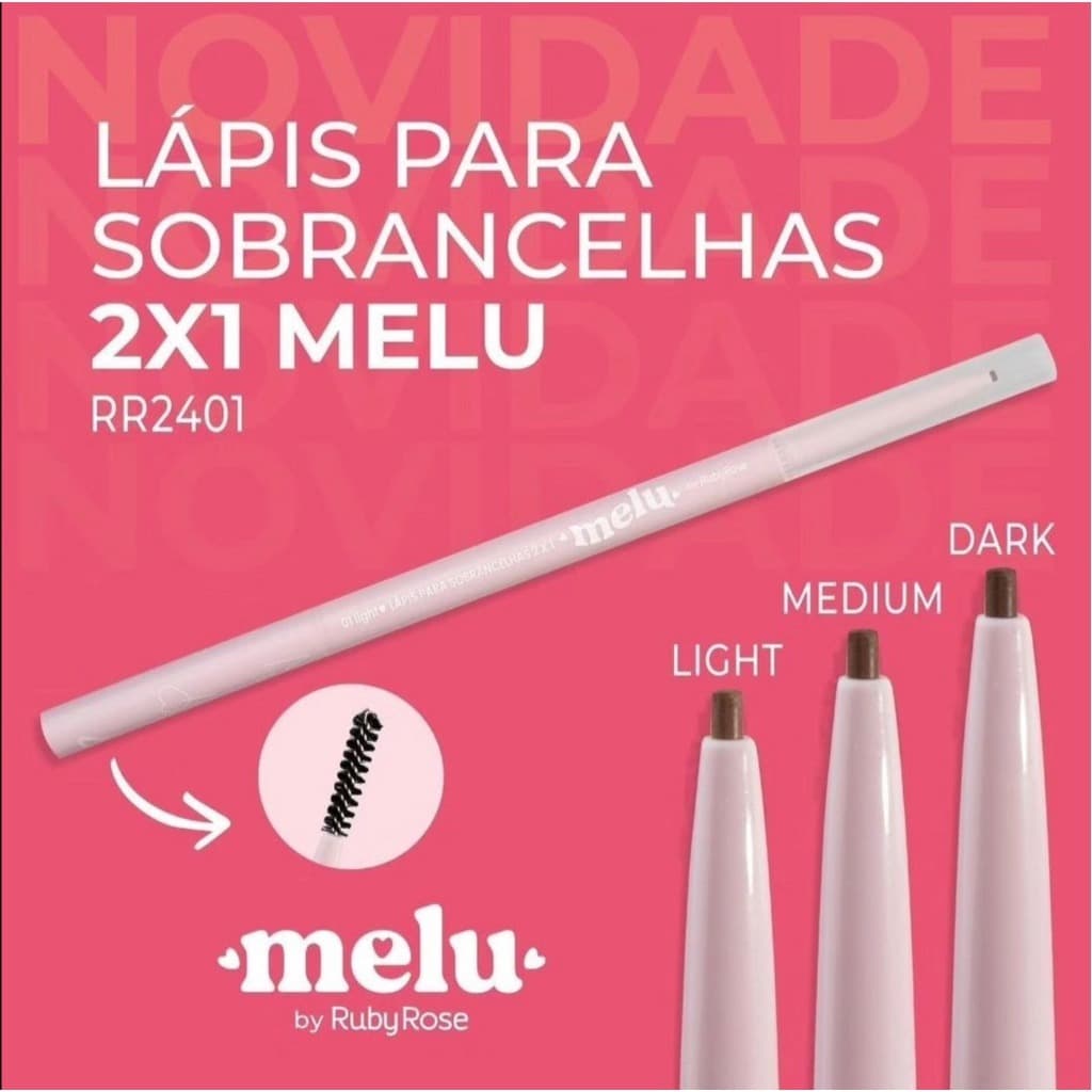 LAPIS PARA SOBRANCELHAS 2X1 MELU RUBY ROSE