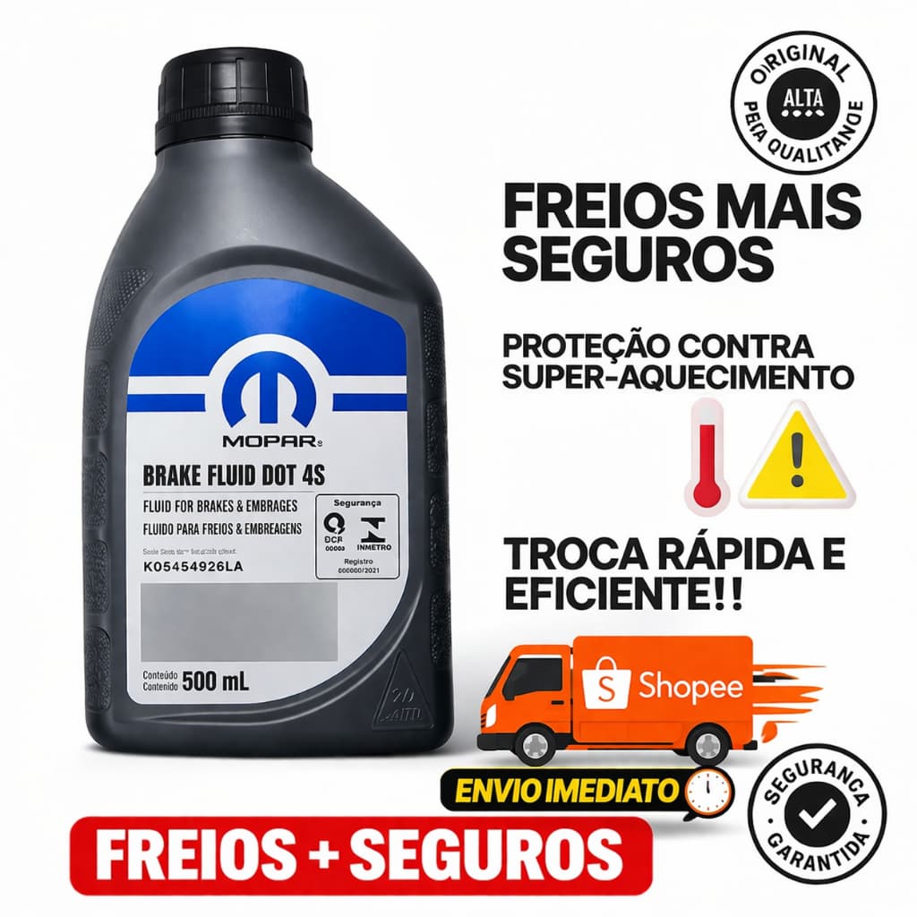 Fluido Freio Orig Mopar Dot4 500ml
