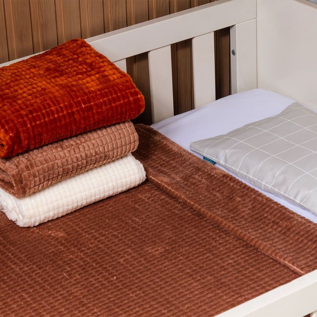 Cobertor Manta Confortável Para Bebê Soft Touch Flannel Jacquard Baby Com Relevo