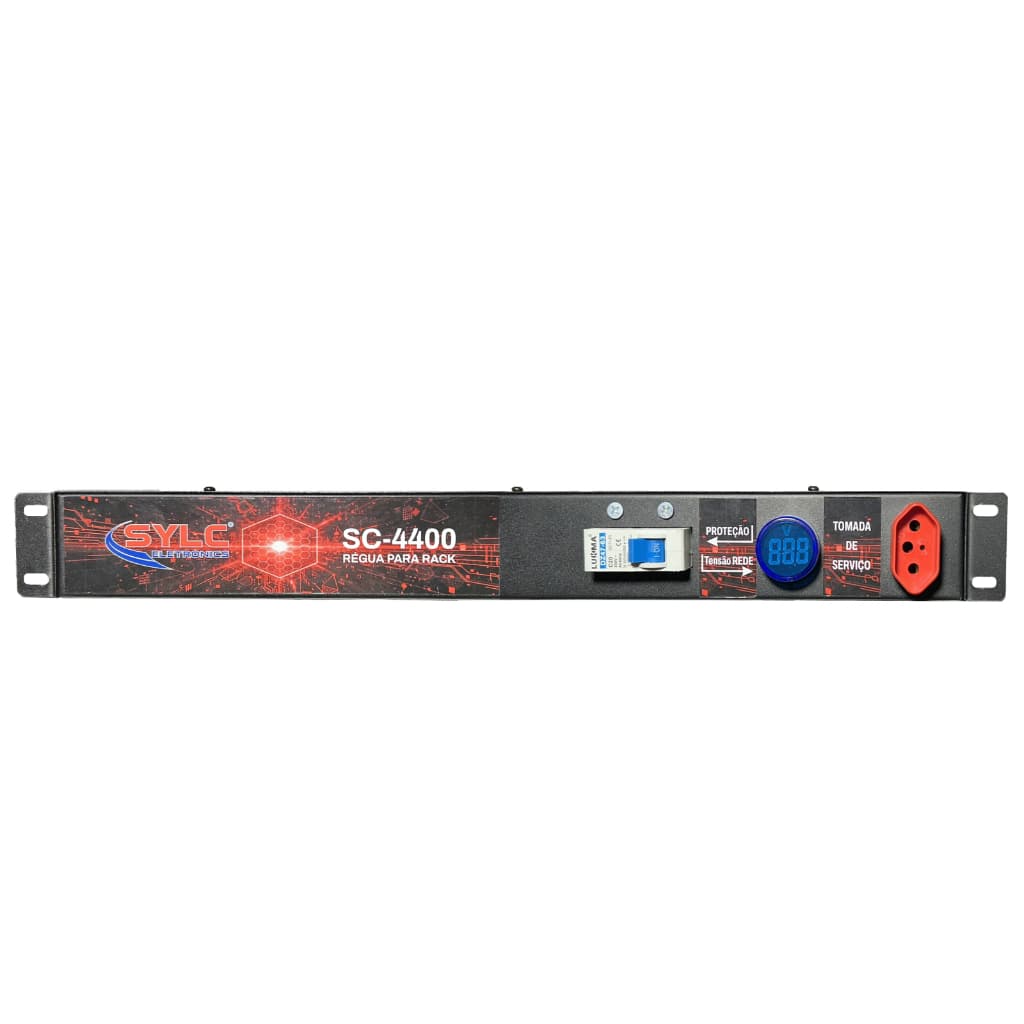 Régua De Energia Filtro De Linha 20A Som 4400w Profissional