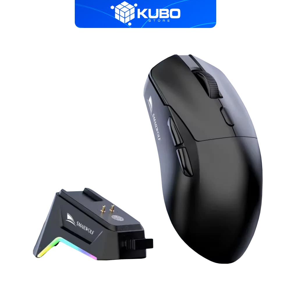 Mouse Gamer Sem Fio Smailwolf M3 Com Base de Carregamento 2.4G Bluetooth