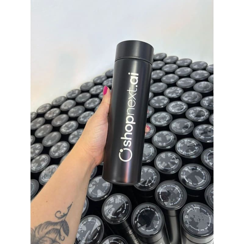 Garrafas Térmica Personalizada kit 25 ou 50 com LED inteligente 500ML
