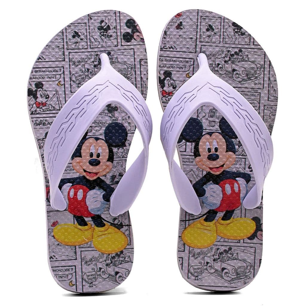 Chinelo Infantil Menino Mickey Super Macio Resistente Antiderrapante Vários Personagens Barato
