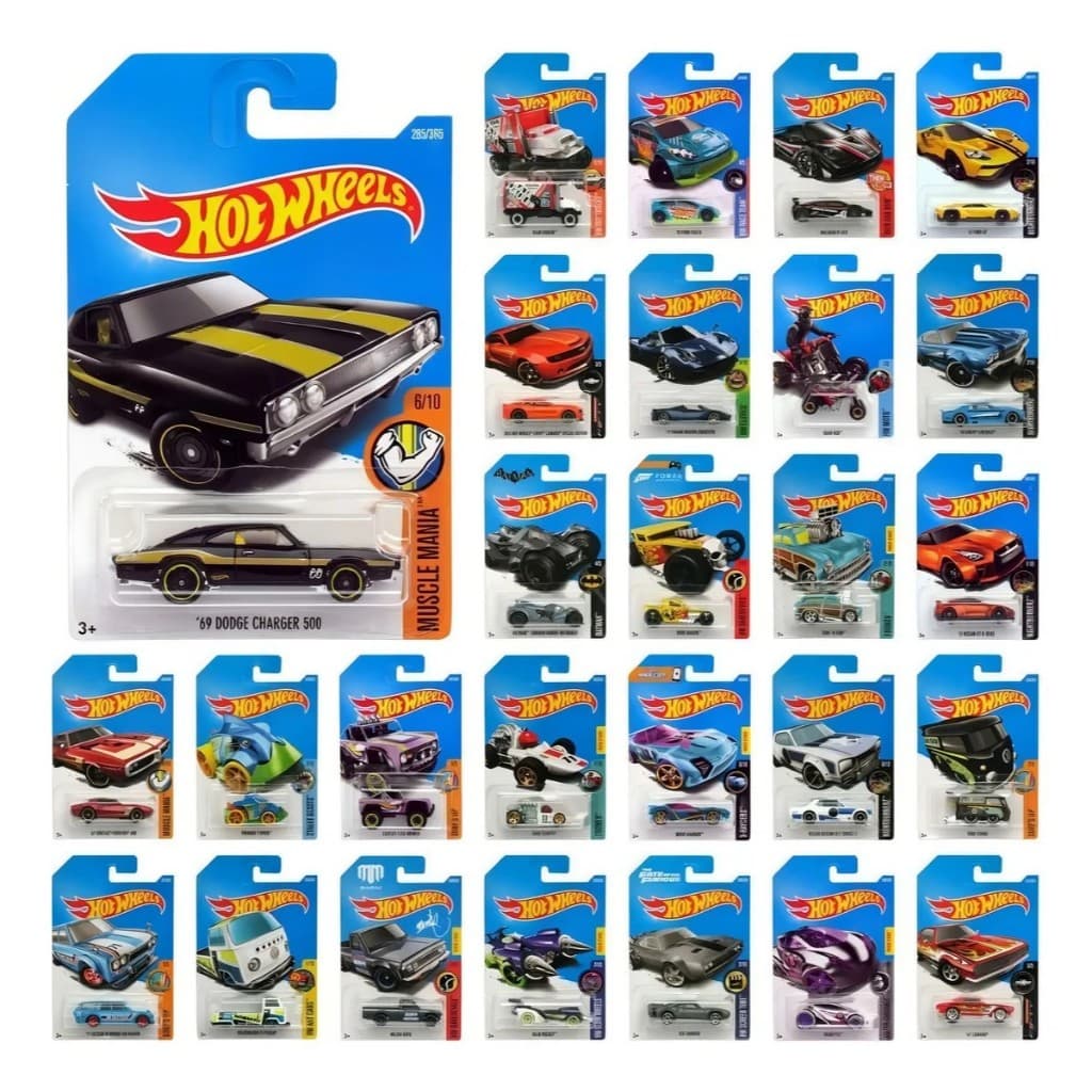 Carrinho Hot Wheels 1:64 Miniatura Mattel - Básico Sortido