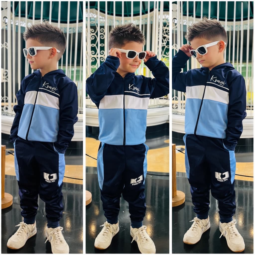 Conjunto Infantil Trio De Inverno Calça + Casaco + Camiseta Leve e Quentinho ou Calça + Casaco