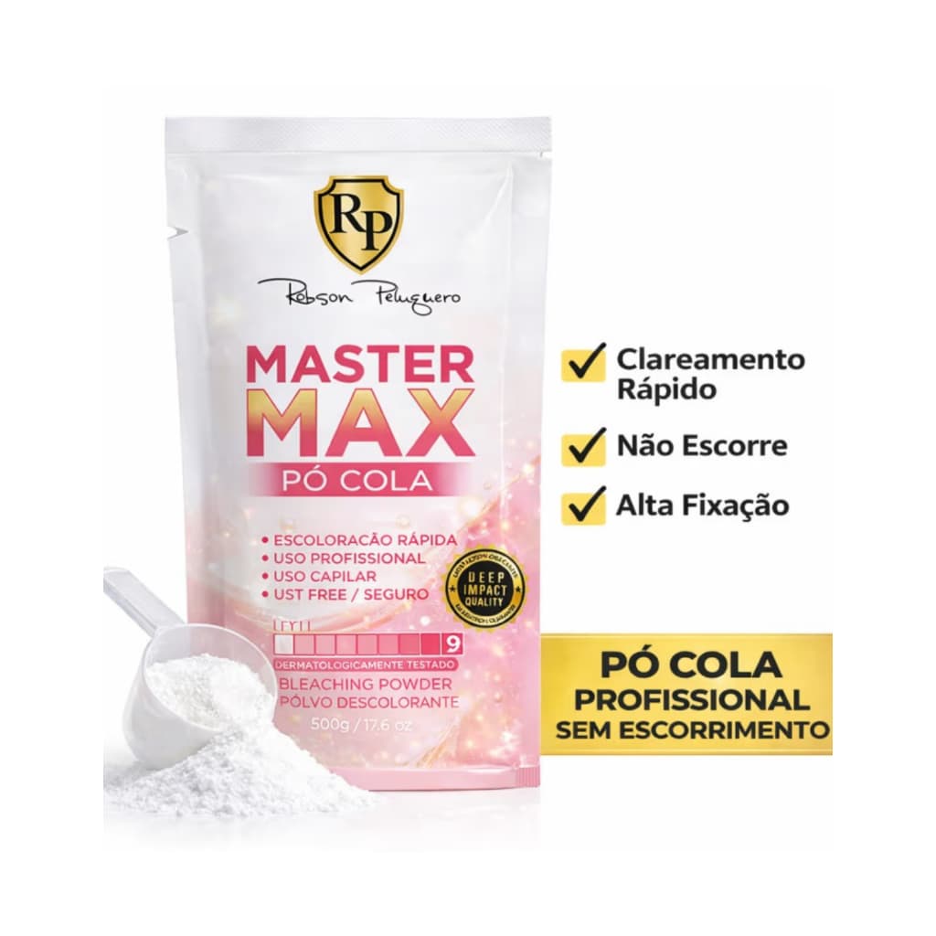 Pó Descolorante Robson Peluquero Master Max Pó Cola 500g