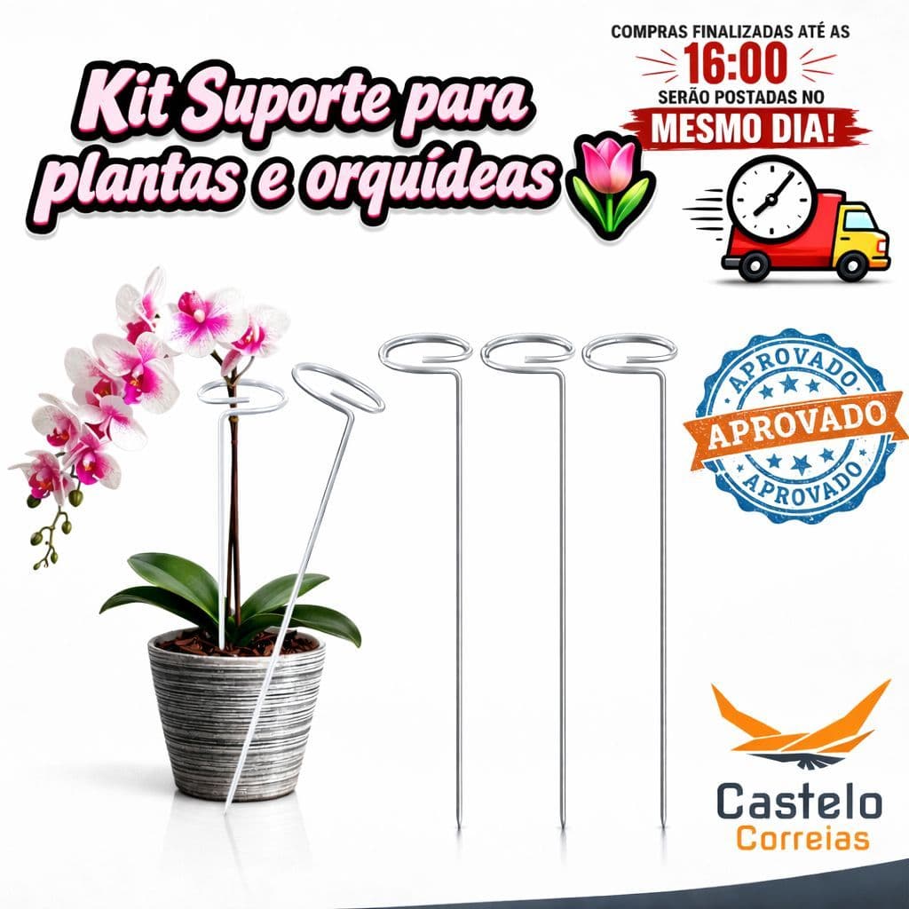 Suporte para plantas haste tutor orquideas flores rosas