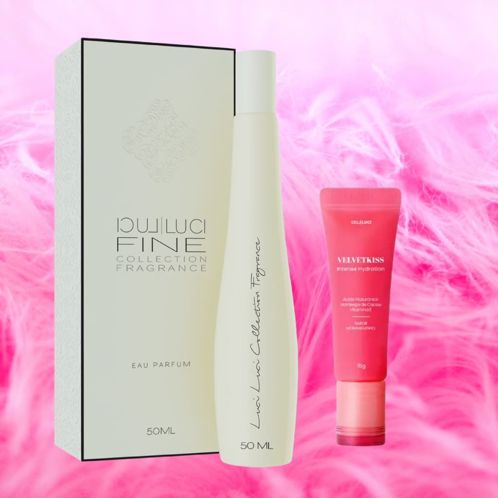 Perfume Feminino Luci Luci 50ml e Hidratante Labial Moranguinho