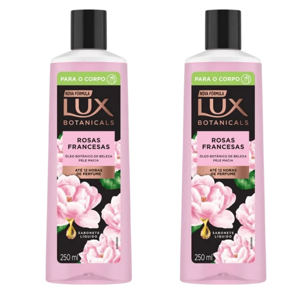 Kit 2 Sabonete Liquido Lux Rosas Francesas 250ml cada