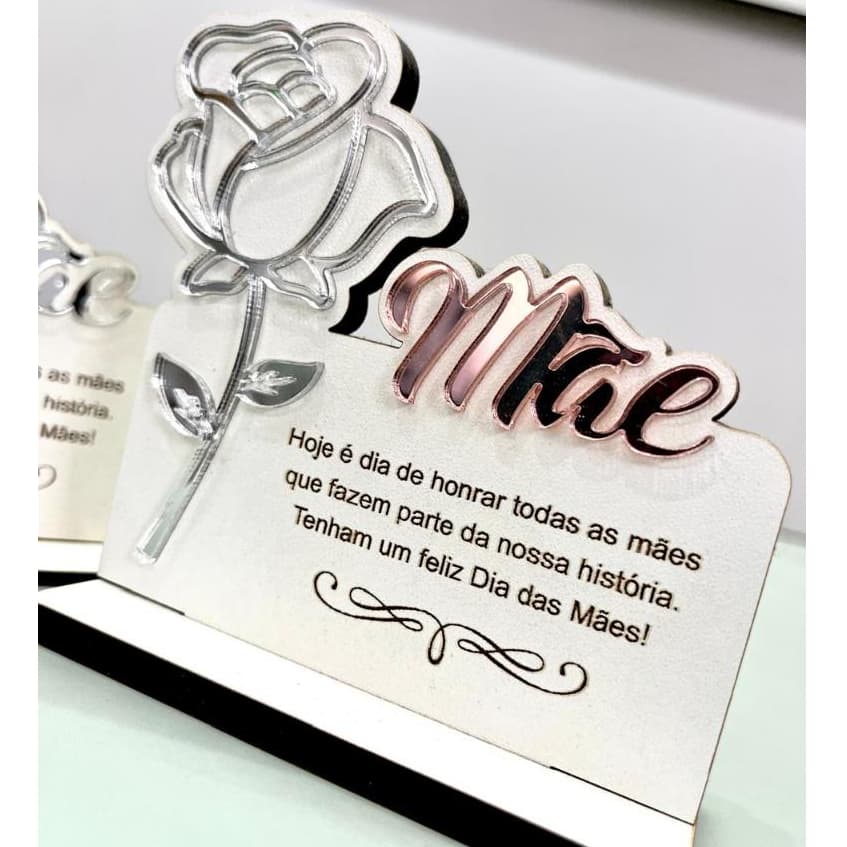 Dia das Mães - Placa de Homenagem 10x11