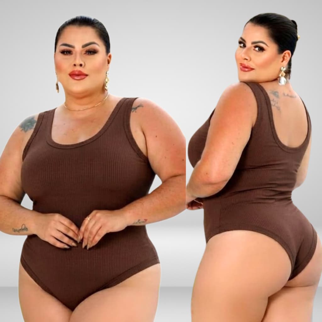 Body Maio Feminino Plus Size veste 44/52 modelo Alcinha, Regata, Frente Única direto do Fabricante