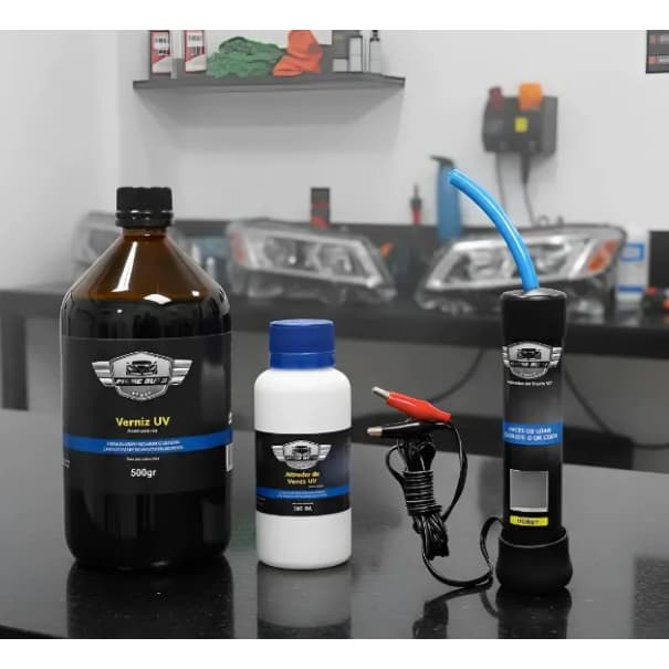 Verniz Uv Prime Auto Para Revitalizar Farol