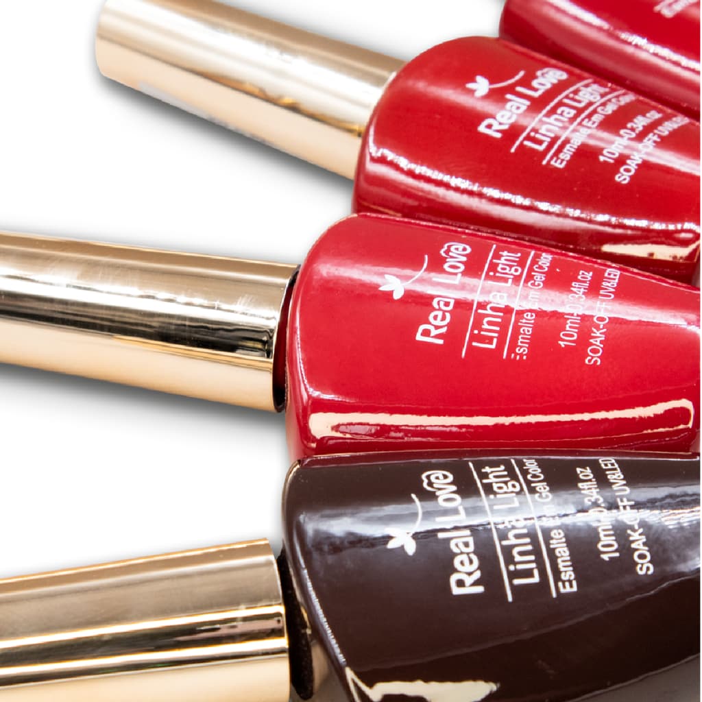 Esmaltes em Tons de Vermelho 10 ml - Real Love
