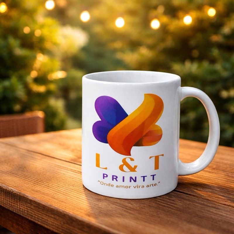 Caneca personalizada com logomarca -identidade visual 325ml