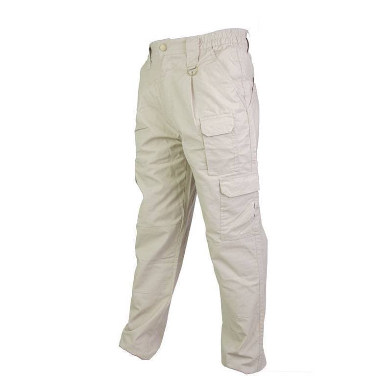 Calça Tática Ranger Evo Tactical Tan Ripstop Militar Reforçada Airsoft Paintball Segurança Profissional Multibolsos
