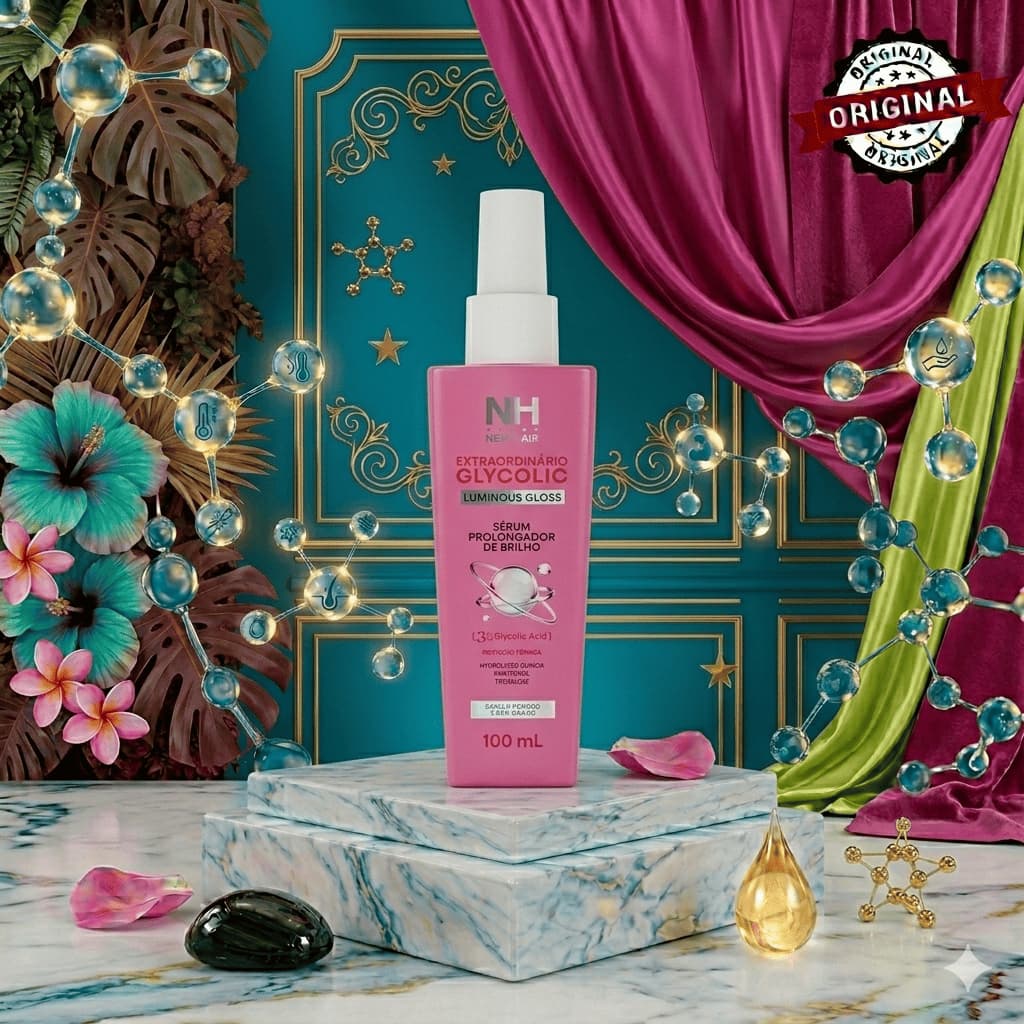Sérum Capilar Glycolic 100ml New Hair | Sérum para cabelo, Reconstrução e Proteção